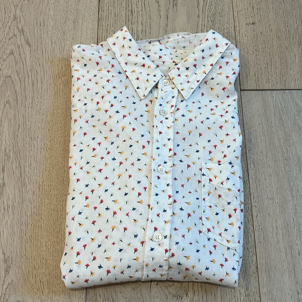Rails Carson Shirt in Daisy Chain White in Size XL
